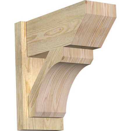 Ekena Millwork Legacy Slat Rough Sawn Outlooker, Douglas Fir, 8"W x 18"D x 18"H OUT08X18X18LEC06RDF